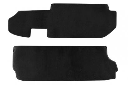 Mochete textile cu trei straturi, potrivite pentru VW T4 1999-2003, cu 6 locuri, 2 părți, negre Performance AutoTuning