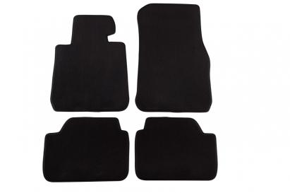 Tălpi textile cu trei straturi, potrivite pentru BMW Seria 1 F20, F21 2011-2019, Seria 2 F22 după 2014, set de 4 bucăți, negru Performance AutoTuning