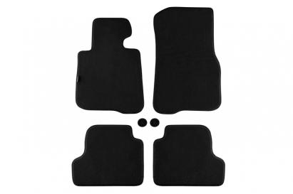 Mochete textile cu trei straturi potrivite pentru BMW Seria 4 F32 Coupe 2013-2020, set de 4 bucăți, negru Performance AutoTuning