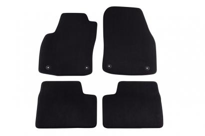 Tălpi de textile cu trei straturi, potrivite pentru Opel Astra H 2004-2011, set de 4 bucăți, negre Performance AutoTuning