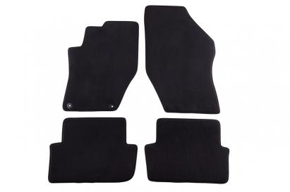 Mochete textile cu trei straturi, potrivite pentru Peugeot 308 CC 2009-2013, set de 4 bucăți, negru Performance AutoTuning