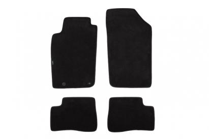 Mochete textile cu trei straturi potrivite pentru Peugeot 206 Plus 2009-2013, set de 4 bucăți, negru Performance AutoTuning