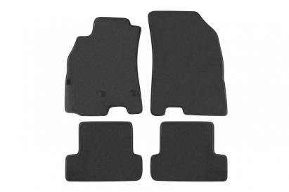 Mochete textile cu trei straturi potrivite pentru Renault Megane III, Megane Coupe 2008-2015, set de 4 bucăți, negru Performance AutoTuning