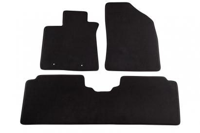 Mochete textile cu trei straturi din material Petex Style potrivite pentru TOYOTA AVENSIS 2009-2011, din 3 părți, negru Performance AutoTuning