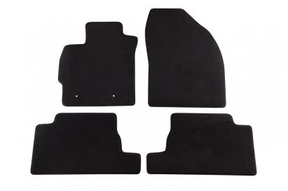 Mochete textile cu trei straturi, potrivite pentru Toyota Auris, Auris hibrid 2010-2012, set de 4 bucăți, negru Performance AutoTuning