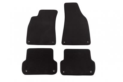 Mochete textile cu trei straturi potrivite pentru Audi A4 sedan, break, Quattro 2000-2008, set de 4 bucăți, negru Performance AutoTuning