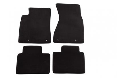 Mochete textile cu trei straturi potrivite pentru Audi A8, A8 Quattro 1999-2002, set de 4 bucăți, negru Performance AutoTuning
