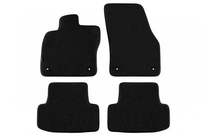 Tălpi textile cu trei straturi, potrivite pentru Seat Ateca după 2016, set de 4 bucăți, negre Performance AutoTuning