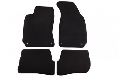 Tălpi de podea textile cu trei straturi, potrivite pentru VW Passat 1996-2001, set de 4 bucăți, negre Performance AutoTuning