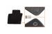Mochete textile cu trei straturi, potrivite pentru Audi Q3 2011-2018, set de 4 bucăți, negru Performance AutoTuning