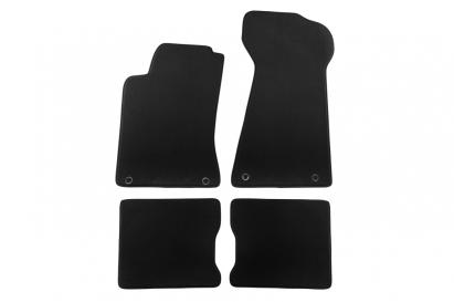 Mochete textile cu trei straturi potrivite pentru Audi 80 sedan, coupe, break 1991-1995, set de 4 bucăți, negru Performance AutoTuning