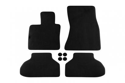 Mochete textile cu trei straturi potrivite pentru BMW X6 F16 2014-2019, set de 4 bucăți, negru Performance AutoTuning