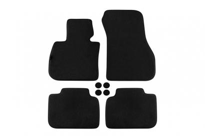 Mochete textile cu trei straturi, potrivite pentru BMW X1 F48 după 2015 X-Drive, X2 F39 după 2018, set de 4 bucăți, negru Performance AutoTuning
