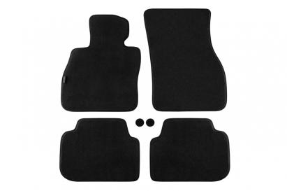 Tălpi textile cu trei straturi, potrivite pentru Mini Clubman F54 după 2015, set de 4 bucăți, negre Performance AutoTuning