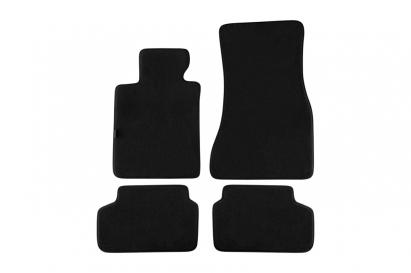 Mochete textile cu trei straturi potrivite pentru BMW Seria 5 G30 sedan, G31 touring după 2017, set de 4 bucăți, negru Performance AutoTuning