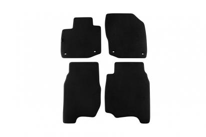 Tapițerie de podea textilă în trei straturi din material Petex Style, potrivită pentru Honda Civic combi 2012-2017 pentru 1.4 L și 1.8 L benzină, 2.2 L diesel, 5 uși, set de 4 bucăți, negru Performance AutoTuning
