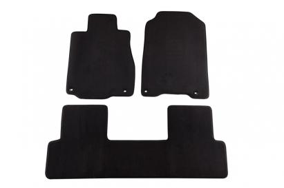 Tapițerii textile cu trei straturi, potrivite pentru Honda CR-V 2012-2018, din material Petex Style, set de 3, negru Performance AutoTuning