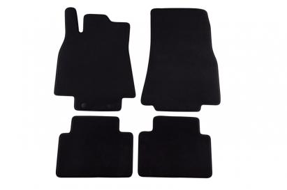 Mochete textile cu trei straturi potrivite pentru Mercedes A-Class W169 2007-2012, set de 4 bucăți, negru Performance AutoTuning