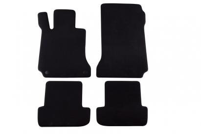 Mochete textile cu trei straturi potrivite pentru Mercedes C-Class W204 sedan, break 2007-2014, set de 4 bucăți, negru Performance AutoTuning