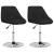 Scaune de bucătărie, 2 buc., negru, piele ecologică GartenMobel Dekor