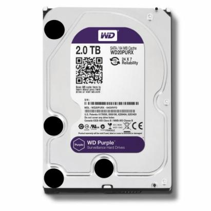 HDD intern WD Purple 2TB pentru supraveghere, SATA III, 64MB