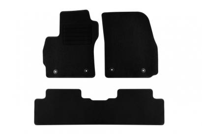 Mochete textile de la Rigum potrivite pentru Mazda 5 2011-2018, set de 3 bucăți, negru Performance AutoTuning