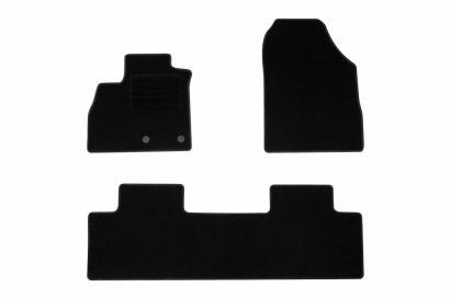 Mochete textile de la Rigum potrivite pentru Renault Scenic după 2016, set de 4 bucăți, negru Performance AutoTuning