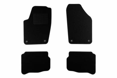 Mochete textile de podea de la Rigum potrivite pentru Seat Cordoba 2003-2009, set de 4 bucăți, negru Performance AutoTuning