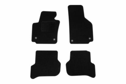 Mochete textile de la Rigum potrivite pentru Seat Altea 2009-2015, set de 4 bucăți, negru Performance AutoTuning