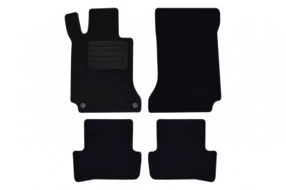 Mochete textile de la Rigum potrivite pentru Mercedes C class W204 2007-2014, set de 4 bucăți, negru Performance AutoTuning
