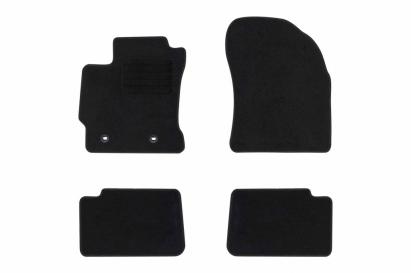 Mochete textile de la Rigum potrivite pentru Toyota Auris 2013-2018, set de 4 bucăți, negru Performance AutoTuning