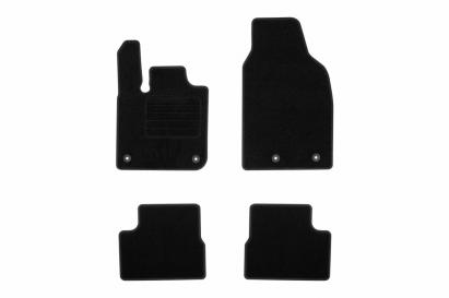 Mochete textile de la Rigum potrivite pentru Fiat 500E după 2021, set de 4 bucăți, negru Performance AutoTuning
