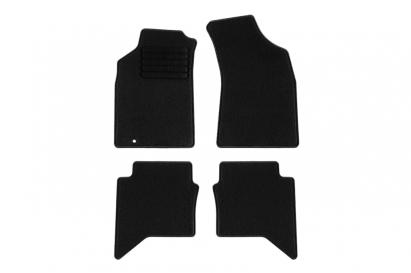 Mochete textile de la Rigum potrivite pentru Toyota Hilux 2005-2016 cu cabina simplă, set de 4 bucăți, negru Performance AutoTuning
