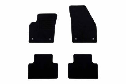 Mochete textile de la Rigum potrivite pentru Volvo S40 2005-2012, set de 4 bucăți, negru Performance AutoTuning
