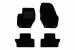 Mochete textile de la Rigum potrivite pentru Volvo S60 2011-2018, set de 4 bucăți, negru Performance AutoTuning