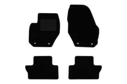 Mochete textile de la Rigum potrivite pentru Volvo S60 2011-2018, set de 4 bucăți, negru Performance AutoTuning