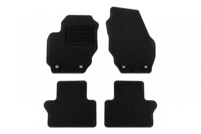 Mochete textile de la Rigum potrivite pentru Volvo V70 2008-2016, set de 4 bucăți, negru Performance AutoTuning