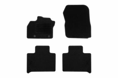 Mochete textile de la Rigum potrivite pentru Renault Zoe 2013-2021, set de 4 bucăți, negru Performance AutoTuning