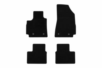 Mochete textile de la Rigum potrivite pentru Renault Arkana Hybrid după 2021, set de 4 piese, negru Performance AutoTuning