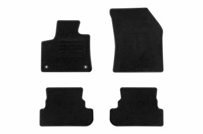 Mochete textile de la Rigum potrivite pentru Opel Grandland X Phev după 2019, set de 4 bucăți, negru Performance AutoTuning