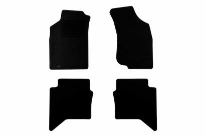 Mochete textile de la Rigum potrivite pentru Toyota Hilux 2005-2016 cu cabină dublă, set de 4 bucăți, negru Performance AutoTuning
