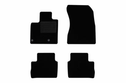 Mochete textile de la Rigum potrivite pentru Nissan Qashqai după 2021, set de 4 bucăți, negru Performance AutoTuning