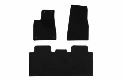 Mochete textile de la Rigum potrivite pentru Tesla Model X după 2015, set de 3 bucăți, negru Performance AutoTuning