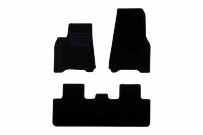 Mochete textile de la Rigum potrivite pentru Tesla Model Y 2020-2025, set de 3 piese, negru Performance AutoTuning