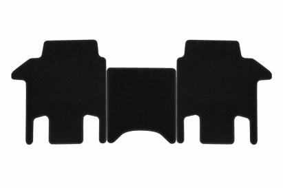 Mochete textile de la Rigum potrivite pentru Volkswagen T7 Multivan după 2022, pentru a doua rangă cu șine deschise, set de 2 bucăți, negru Performance AutoTuning