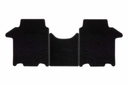 Mochete textile de la Rigum potrivite pentru Volkswagen T7 Multivan după 2022, pentru a treia rând cu șine închise, set de 2 bucăți, negru Performance AutoTuning