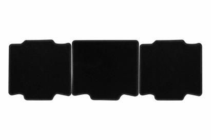 Mochete textile de la Rigum potrivite pentru Volkswagen T7 Multivan după 2022, pentru a treia rând cu șine închise, set de 2 bucăți, negru Performance AutoTuning