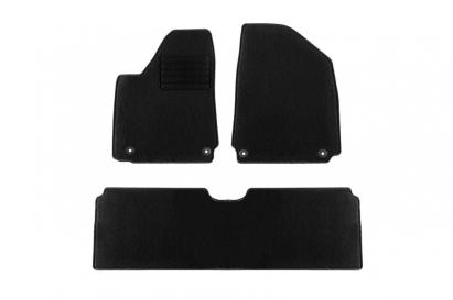 Mochete textile de la Rigum potrivite pentru Hyundai Ioniq 6 după 2023, set de 3 piese, negru Performance AutoTuning