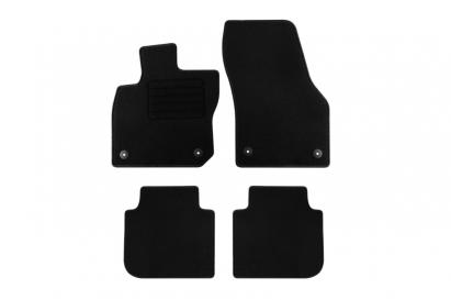 Mochete textile de la Rigum potrivite pentru Skoda Kodiaq după 2024, set de 4 bucăți, negru Performance AutoTuning