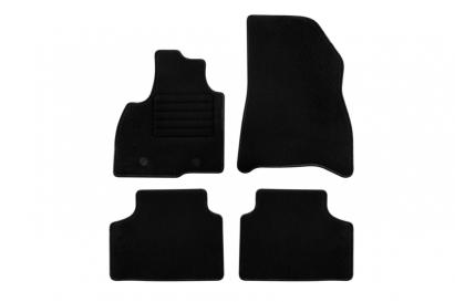 Mochete textile de la Rigum potrivite pentru Dacia Duster MHeV după 2024, set de 4 bucăți, negru Performance AutoTuning